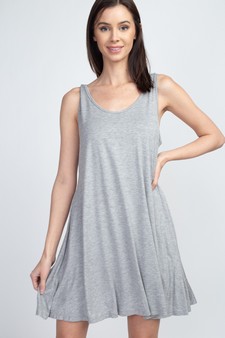 Women's Twist Strap Low Back Dress with Pockets style 3