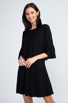 Women's Peplum 3/4 Sleeve Dress style 2