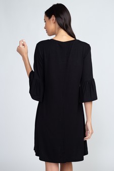 Women's Peplum 3/4 Sleeve Dress style 3
