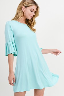 Women's Peplum 3/4 Sleeve Dress style 2