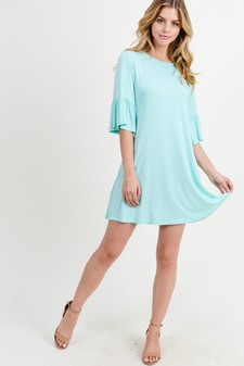 Women's Peplum 3/4 Sleeve Dress style 5