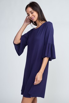 Women's Peplum 3/4 Sleeve Dress style 2