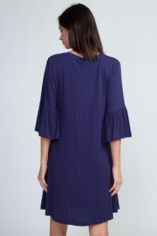 Women's Peplum 3/4 Sleeve Dress style 3