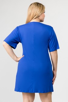 Women's Two Pocket T-Shirt Dress style 3