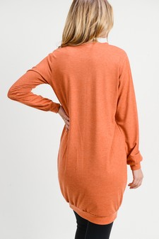 Women's Long Sleeve Pullover Sweatshirt Dress style 5