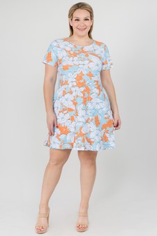 Women's Floral Blossom Dress with Pockets style 4