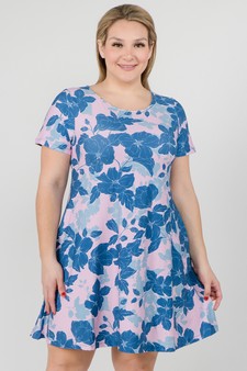 Women's Floral Blossom Dress with Pockets