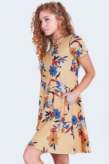Women's Lily Blossom Dress with Pockets style 3
