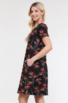 Birds of Paradise Printed Dress style 2