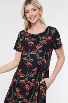 Birds of Paradise Printed Dress style 3