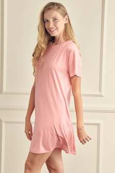 Women’s On The Go T- Shirt Dress With Pockets style 2