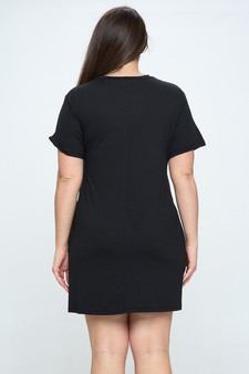 Women’s On The Go T- Shirt Dress With Pockets style 3