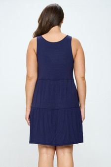Women’s Bohemian Bella Sleeveless Layered Dress style 3
