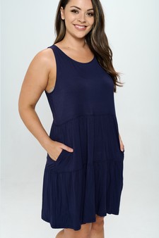 Women’s Bohemian Bella Sleeveless Layered Dress style 4