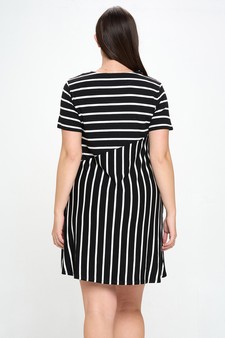 Women’s Multidirectional Lined A-line Dress (XL only) style 3