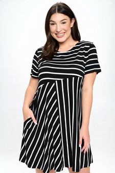 Women’s Multidirectional Lined A-line Dress (XL only) style 4