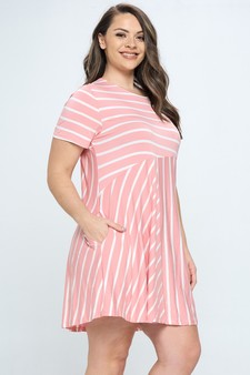 Women’s Multidirectional Lined A-line Dress (XL only) style 2