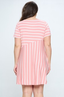 Women’s Multidirectional Lined A-line Dress (XL only) style 3