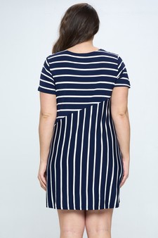 Women’s Multidirectional Lined A-line Dress (XL only) style 3