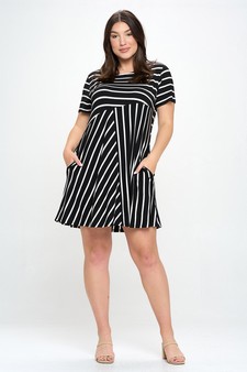 Women’s Multidirectional Lined A-line Dress style 5