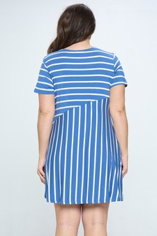 Women’s Multidirectional Lined A-line Dress style 3