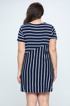 Women’s Multidirectional Lined A-line Dress style 3