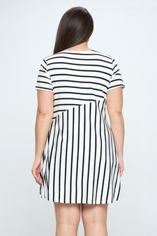 Women’s Multidirectional Lined A-line Dress style 3