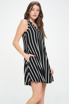 Women’s Pop of Spring Sleeveless Dress style 2