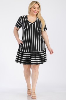 Women’s Tailored To Me Striped Dress style 4