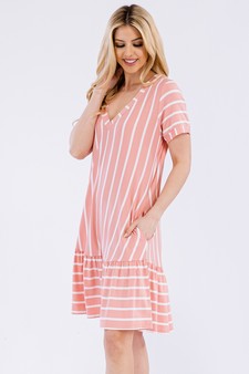 Women’s Tailored To Me Striped Dress style 2