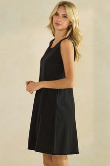ETA 06/03/25 - Women's Easy Breeze Raw Edge Sleeveless Cotton Dress style 3
