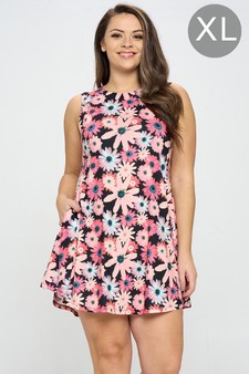 Women’s Beauty in Bloom A-Line Dress (XL only)