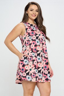 Women’s Beauty in Bloom A-Line Dress style 2