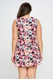 Women’s Beauty in Bloom A-Line Dress style 3