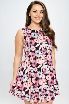 Women’s Beauty in Bloom A-Line Dress style 4