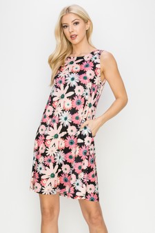 Women’s Beauty in Bloom A-Line Dress style 2