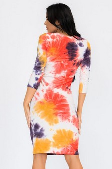 Women’s Feel the Fireworks Tie Dye Dress style 3