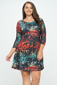 Women’s Morrow Floral Printed A-line Dress