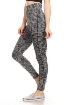 Lady's Pattern Fleece Leggings style 2