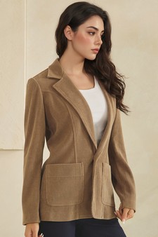 ETA 07/31/26 - The Classic Soft Corduroy One-Button Blazer style 3