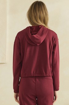 ETA 08/13/26 - LightWeight Modal Scuba Zip-Up Hooded Jacket style 2