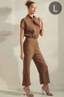 Women's UltraChic Sofie Soft Shortsleeve Jumpsuit (L only)