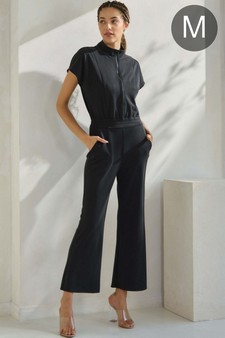 Women's UltraChic Sofie Soft Shortsleeve Jumpsuit (M only)
