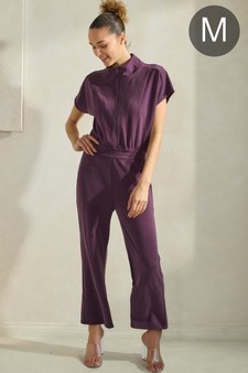Women's UltraChic Sofie Soft Shortsleeve Jumpsuit (M only)