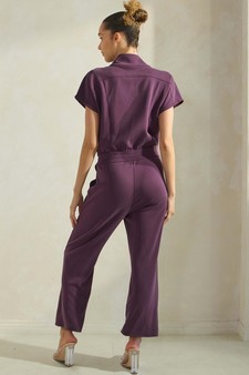 Women's UltraChic Soft Shortsleeve Jumpsuit style 2