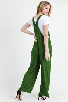 Women's Wide Leg Jumpsuit Overalls with Pockets style 4