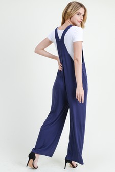 Women's Wide Leg Jumpsuit Overalls with Pockets style 5