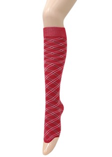 BIAS PIN STRIPED KNEE HIGH SOCKS style 2