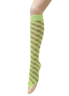 BIAS PIN STRIPED KNEE HIGH SOCKS style 3