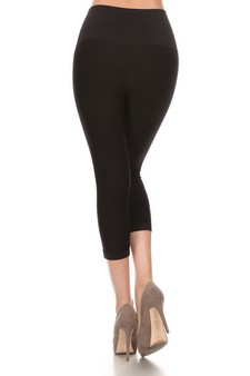 Women's High Performance Moto Style Capri Compression Leggings style 3